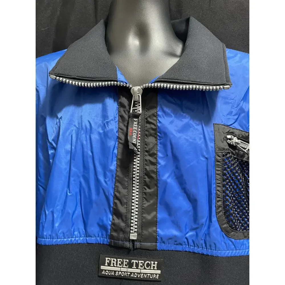 Free Country USA Blue XL Free Tech Aqua Sport Adventure Jacket